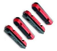 Campagnolo Patins de frein Hyperon-Bora BR-B0500 pour jantes carbone 4 unités Rouge/Noir