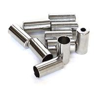 Campagnolo Embouts de câble de Frein Unisexe, Argenté, Lot de 10