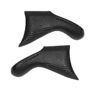 Campagnolo Poignée en Caoutchouc Noir (1 Paire), Taille Unique