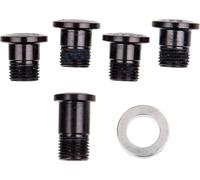 Campagnolo Visserie de plateau Super Record / Record / Chorus – 5 pièces – Noir