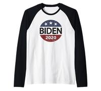 Campaign Merch Retro Vintage Joe Biden For President 2020 Manche Raglan