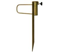 CampAir Pied de Parasol Universel à Pointe pour Gazon, Longueur 46 cm, Diamètre d'Ouverture 42mm