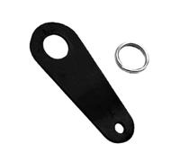 Campane Ganci pour motards : support de hotte de moto avec anneaux fendus, crochet d'assemblage robuste pour clés de cloche, accessoires de moto décoratifs | Main