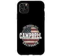Campbell Californie Drapeau américain Vintage Coque pour iPhone 11 Pro Max