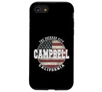 Campbell Californie Drapeau américain Vintage Coque pour iPhone SE (2020) / 7/8