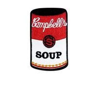 Campbell's Andy Warhol Pop Art T Retro Écusson Patch en fer brodé sur accessoire