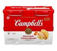 Campbell's Homestyle 200000027358 Homestyle Lot de 4 soupes pour nouilles au poulet 20000 ml Passe au micro-ondes