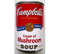 Campbells Lot de 12 caisses de soupe aux champignons 295 g