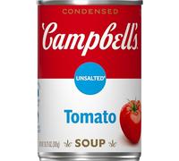 Campbell's Soupe à la tomate condensée non salée, boîte de 305 ml