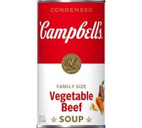 Campbell's Soupe de bœuf aux légumes condensée de taille familiale, 25 oz