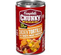 Campbell's Soupe épaisse, soupe tortilla au poulet avec viande blanche grillée, canette de 530 ml