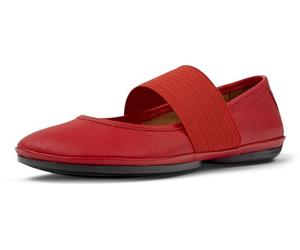 Camper Ballerines fermées Right Nina pour Femme, Rouge 258, 36 EU