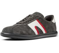CAMPER Baskets basses 'Pelotas Soller' gris foncé / rouge / blanc, Taille 35