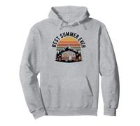Camper Best Summer Ever Camp Vacances Natation Relaxing Sweat à Capuche