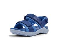 Camper Boy's Wous Kids 2-Strap Sandal, bleu, 7.5 UK Child