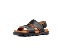 Camper Brutus K100777 Sandales à 2 sangles pour homme, Noir 007, 45 EU