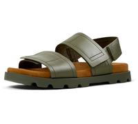 Camper Brutus K100777 Sandales à 2 sangles pour homme, Vert moyen 012, 45 EU