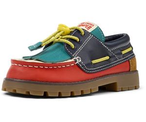 CAMPER Chaussure basse 'Bobo Choses' bleu cyan / jaune / rouge / noir, Taille 35