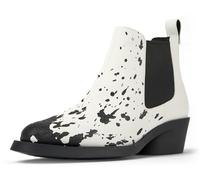 CAMPER Chelsea Boots ' Bonnie Twins ' noir / blanc, Taille 36