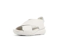 Camper Femme Balloon K200066 Sandale cale, Blanc Naturel 052, 36 EU