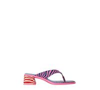 Camper, Femme, Chaussures, Multicolore, Taille: 37 EU Sandales à Talons Bloc Rayées