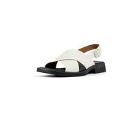 Camper Femme Dana K201600 Sandales X-Strap, Blanc Naturel 004, 37 EU