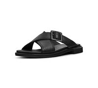 Camper Femme Edy-k201384 Sandales Plates, Noir, 35 EU