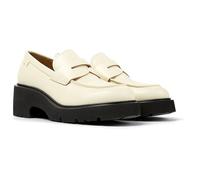 Camper Femme Milah K201425 Mocassin Blanc Naturel 016, 39 (EU)