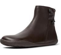 Camper Femme Bottine Peu Cami K400676 moyenne à fermeture éclair et élastique Marron foncé 36