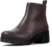 Camper Femme Wanda K400228 Bottine à fermeture éclair Marron foncé 009, 38 (EU)