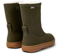 Camper Fille Kiddo K900332 Bottine moyenne à fermeture éclair/élastique Vert foncé 004, 28 (EU)