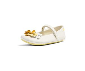 Camper Fille Right Kids TWS Twins-k800539Mary Jane Flat, Blanc., 25 EU