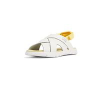 Camper Garçon Fille Oruga Sandal K800430 Plate, Blanc Naturel 011, 27 EU