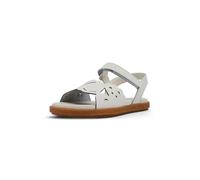 Camper Girl's Miko K800571 Sandal, White Natural 002 Tws, 2 UK