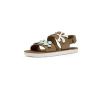 Camper Girl's Miko K800591 2-Strap Sandal, Medium Brown 002 Tws, 2 UK