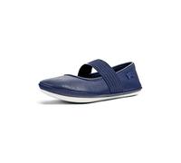 Camper Girls Right Lace-Up Flats, Dark Blue 146, 11.5 UK Child