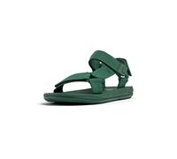 Camper Homme Match K100539 Sandales à Bride en T, Vert foncé 022, 40 EU