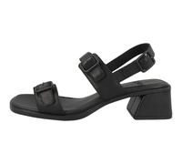 Camper Kora Sandales Femmes Riemchen Tongs Cuir Noir Chaussure Plage