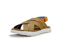 Camper Oruga K800430 Sandales X-Strap pour fille, Marron moyen, 25 EU
