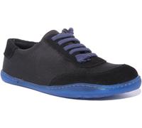 CAMPER Peu Caraco Hommes Élastique Lacets Cuir Shoes IN Bleu Foncé UK Taille 6 -