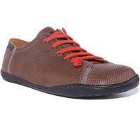CAMPER Peu Caraco Hommes Élastique Lacets Décontracté Chaussure Cuir en Gris