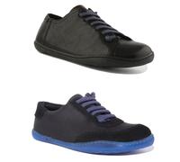 CAMPER Peu Élastique Lacets à Enfiler Confort Hommes Casual Chaussures en Noir 5