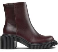 Camper Pix London K400804 Bottines pour femme, Bordeaux 004, 35 EU