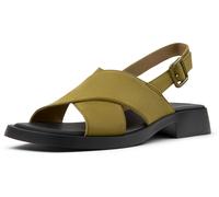 CAMPER Sandales à lanières 'Dana' vert / roseau, Taille 41