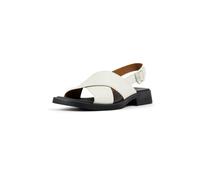 Camper Femme Dana K201600 Sandales X-Strap, Blanc Naturel 004, 39 EU