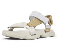 CAMPER Sandales 'Karst' beige clair / noisette / olive, Taille 36