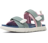 CAMPER Sandales 'Oruga' bleu / vert / rose, Taille 28