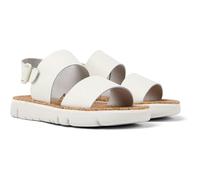 Camper Sandales Oruga K201038 pour femme, Blanc naturel 018, 37 EU