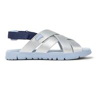 Camper Girl's Oruga Sandal K800430 X-Strap, Medium Gray 012, 9.5 UK