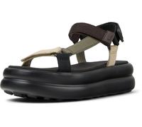 CAMPER Sandales 'Pelotas Flota Up' écru / brun foncé / kaki / noir, Taille 38